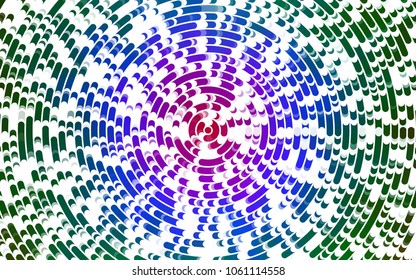 Light Multicolor, Rainbow vector background with liquid shapes. Modern gradient abstract illustration with bandy lines. Pattern for your business design.