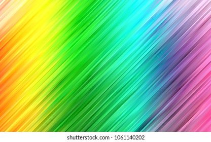 Light Multicolor, Rainbow vector background with lamp shapes. Shining crooked illustration in marble style. Pattern for your business design.