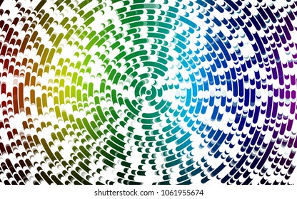 Light Multicolor, Rainbow vector background with lava shapes. Shining crooked illustration in marble style. The template for cell phone backgrounds.