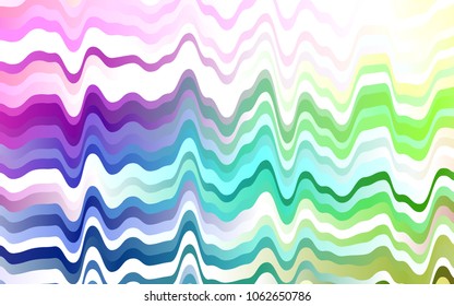 Light Multicolor, Rainbow vector background with lava shapes. Blurred geometric sample with gradient bubbles.  A new texture for your  ad, booklets, leaflets.