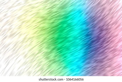 Light Multicolor, Rainbow vector background with curved circles. A completely new color illustration in marble style. A completely new template for your business design.