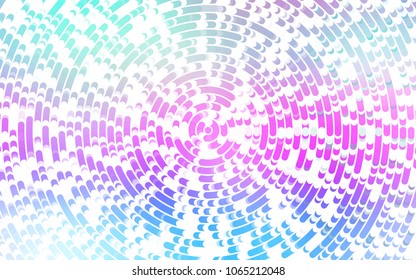 Light Multicolor, Rainbow vector background with bubble shapes. Shining crooked illustration in marble style. Brand-new design for your ads, poster, banner.