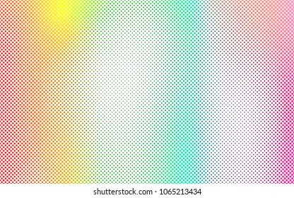 Light Multicolor, Rainbow vector  background with bubbles. Modern abstract illustration with colorful water drops. The pattern can be used for aqua ad, booklets.