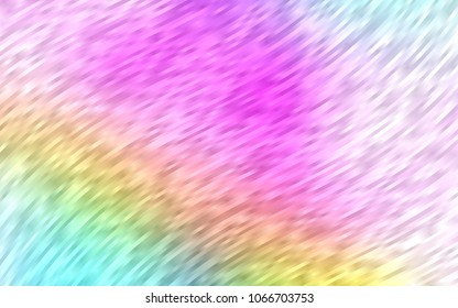 Light Multicolor, Rainbow vector background with bubble shapes. Geometric illustration in marble style with gradient.  Marble style for your business design.