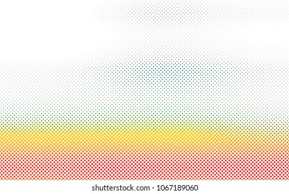 Light Multicolor, Rainbow vector  background with bubbles. Blurred decorative design in abstract style with bubbles. The pattern can be used for aqua ad, booklets.