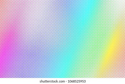 Light Multicolor, Rainbow vector  background with dots. Glitter abstract illustration with blurred drops of rain. Pattern can be used as texture of water, rain drops.
