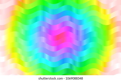 Light Multicolor, Rainbow vector background with abstract lines. An elegant bright illustration with gradient. Marble style for your business design.