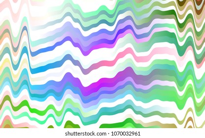 Light Multicolor, Rainbow vector background with bubble shapes. Colorful abstract illustration with gradient lines. A new texture for your  ad, booklets, leaflets.