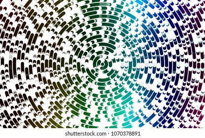 Light Multicolor, Rainbow vector background with bent lines. Modern gradient abstract illustration with bandy lines. Textured wave pattern for backgrounds.