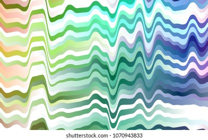 Light Multicolor, Rainbow vector background with bubble shapes. A vague circumflex abstract illustration with gradient. A completely new marble design for your business.