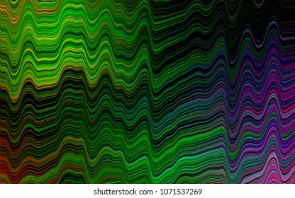Light Multicolor, Rainbow vector background with bent lines. A completely new color illustration in marble style. Marble design for your web site.