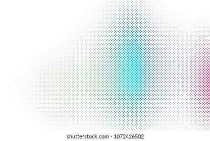 Light Multicolor, Rainbow vector  background with bubbles. Blurred bubbles on abstract background with colorful gradient. Completely new template for your brand book.