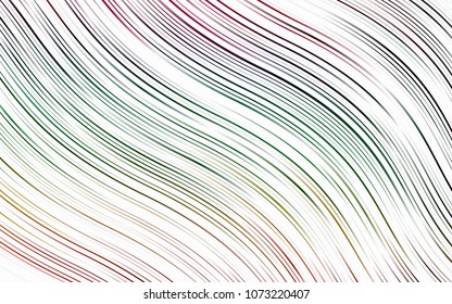 Light Multicolor, Rainbow vector background with liquid shapes. Brand-new colored illustration in marble style with gradient. A completely new marble design for your business.