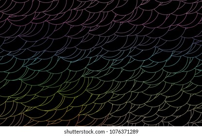 Light Multicolor, Rainbow vector  background with dots. Blurred bubbles on abstract background with colorful gradient. Completely new template for your brand book.