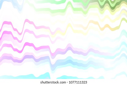 Light Multicolor, Rainbow vector background with lava shapes. An elegant bright illustration with gradient. A completely new marble design for your business.