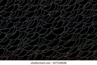 Light Multicolor, Rainbow vector  background with bubbles. Blurred decorative design in abstract style with bubbles. The pattern can be used for beautiful websites.