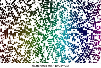 Light Multicolor, Rainbow vector background with liquid shapes. Glitter abstract illustration with wry lines. Marble design for your web site.