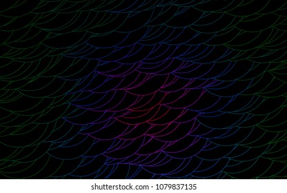 Light Multicolor, Rainbow vector  background with dots. Beautiful colored illustration with blurred circles in nature style. New design for ad, poster, banner of your website.
