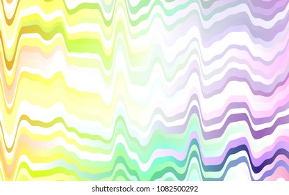 Light Multicolor, Rainbow vector background with liquid shapes. A completely new color illustration in marble style. The template for cell phone backgrounds.