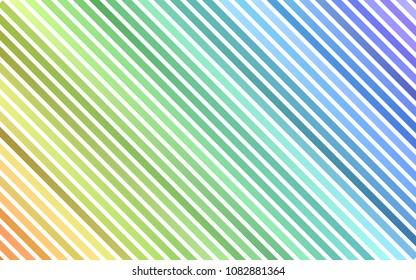 Light Multicolor, Rainbow vector background with straight lines. Lines on blurred abstract background with gradient. The pattern can be used for websites.