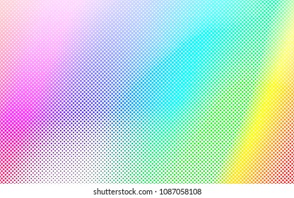 Light Multicolor, Rainbow vector  background with bubbles. Abstract illustration with colored bubbles in nature style. Pattern can be used as texture of water, rain drops.