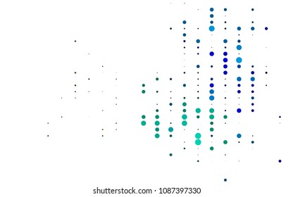 Light Multicolor, Rainbow vector  background with dots. Modern abstract illustration with colorful water drops. The pattern can be used for ads, leaflets of liquid.