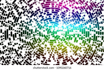 Light Multicolor, Rainbow vector background with abstract lines. A completely new color illustration in marble style. The template for cell phone backgrounds.