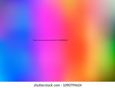 Light Multicolor, Rainbow vector background with abstract lines. Shining illustration, which consist of blurred lines, circles. New composition for your brand book.