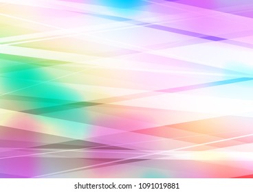 Light Multicolor, Rainbow vector background with straight lines. Modern geometrical abstract illustration with staves. The template can be used as a background.