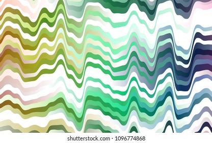 Light Multicolor, Rainbow vector background with abstract lines. Colorful illustration in abstract marble style with gradient. A completely new marble design for your business.