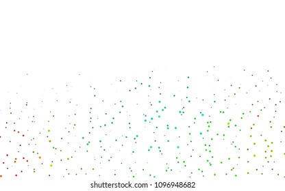 Light Multicolor, Rainbow vector  background with bubbles. Abstract illustration with colored bubbles in nature style. Beautiful design for your business natural advert.