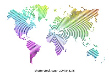 Light Multicolor, Rainbow vector background with straight lines. Lines on blurred abstract background with gradient. The pattern can be used for websites.