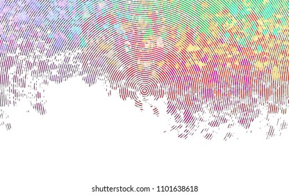 Light Multicolor, Rainbow vector background with straight lines. Modern geometrical abstract illustration with staves. The pattern can be used as ads, poster, banner for commercial.