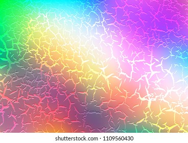 Light Multicolor, Rainbow vector background with bent ribbons. A vague circumflex abstract illustration with gradient. Pattern for your business design.