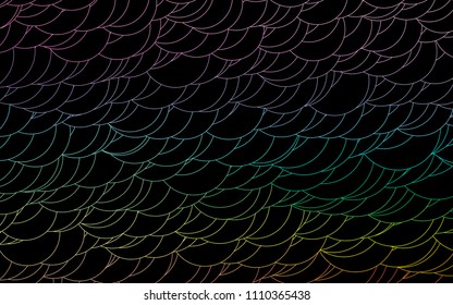 Light Multicolor, Rainbow vector  background with dots. Beautiful colored illustration with blurred circles in nature style. New design for ad, poster, banner of your website.