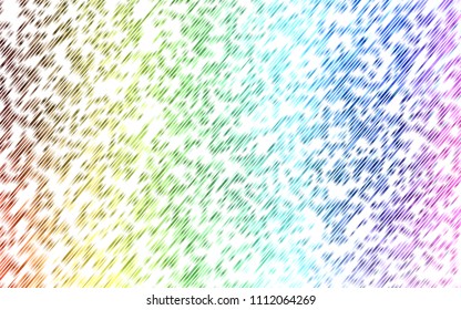 Light Multicolor, Rainbow vector background with straight lines. Shining colored illustration with narrow lines. Best design for your ad, poster, banner.