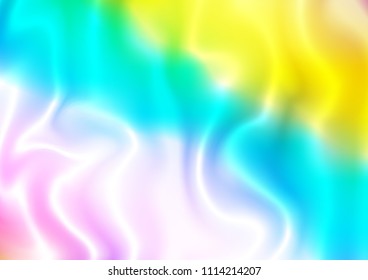 Light Multicolor, Rainbow vector background with lamp shapes. Colorful illustration in abstract marble style with gradient. A completely new marble design for your business.