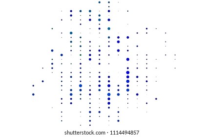 Light Multicolor, Rainbow vector  background with dots. Blurred decorative design in abstract style with bubbles. The pattern can be used for ads, leaflets of liquid.