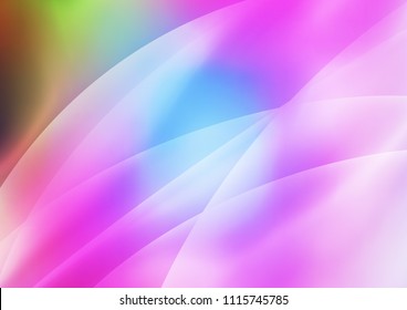 Light Multicolor, Rainbow vector background with straight lines. Shining colored illustration with narrow lines. Best design for your ad, poster, banner.