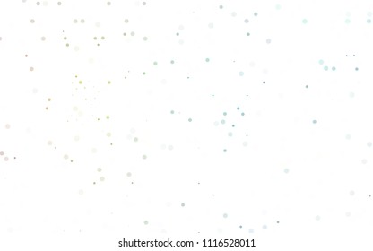 Light Multicolor, Rainbow vector  background with bubbles. Beautiful colored illustration with blurred circles in nature style. The pattern can be used for beautiful websites.