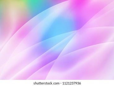 Light Multicolor, Rainbow vector background with straight lines. Blurred decorative design in simple style with lines. The pattern can be used as ads, poster, banner for commercial.