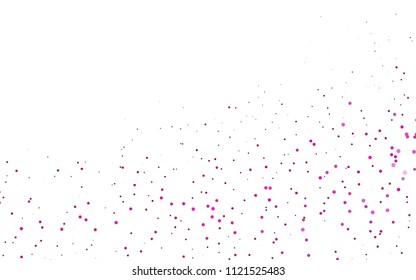 Light Multicolor, Rainbow vector  background with bubbles. Beautiful colored illustration with blurred circles in nature style. Completely new template for your brand book.