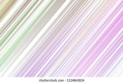 Light Multicolor, Rainbow vector background with straight lines. Lines on blurred abstract background with gradient. The template can be used as a background.