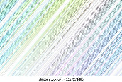 Light Multicolor, Rainbow vector background with straight lines. Glitter abstract illustration with colored sticks. The pattern can be used for busines ad, booklets, leaflets