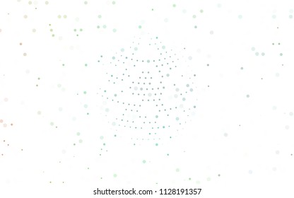 Light Multicolor, Rainbow vector  background with bubbles. Blurred decorative design in abstract style with bubbles. Pattern can be used as texture of water, rain drops.