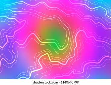 Light Multicolor, Rainbow vector background with straight lines. Blurred decorative design in simple style with lines. Smart design for your business advert.