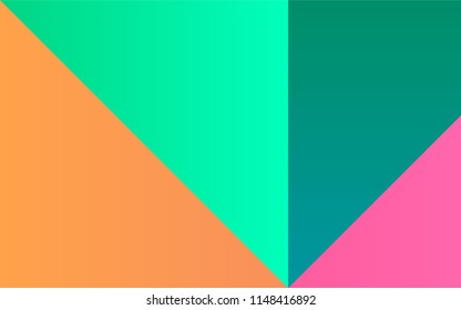 Light Multicolor, Rainbow vector background with bright palette. Colorful gradient set with collection of rainbow colors. Set of colors for clever designers.