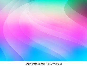 Light Multicolor, Rainbow vector background with straight lines. Blurred decorative design in simple style with lines. The template can be used as a background.