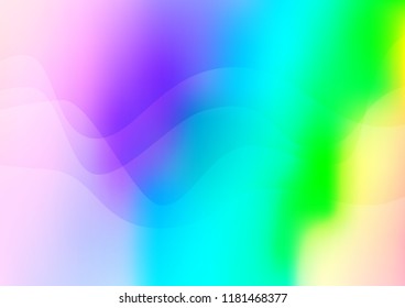 Light Multicolor, Rainbow vector background with lamp shapes. Geometric illustration in marble style with gradient.  Brand new design for your ads, poster, banner.