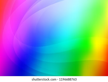 Light Multicolor, Rainbow vector background with lava shapes. Creative geometric illustration in marble style with gradient. The elegant pattern for brand book.